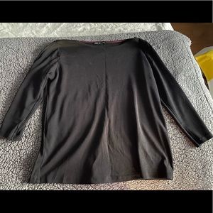 ZARA - Basic Black Quarter Sleeve